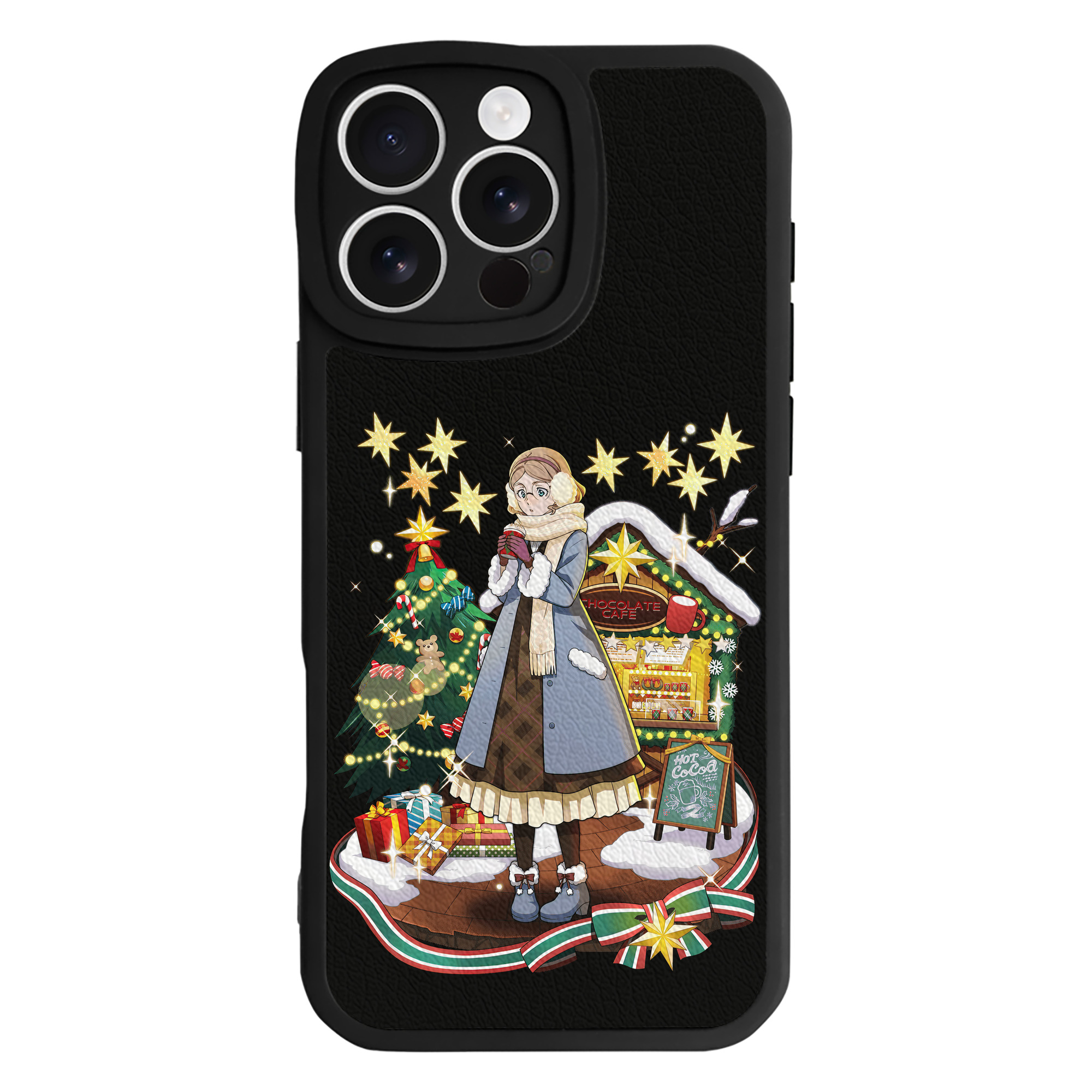 （画像用） 文豪ストレイドッグス Bungo Stray Dogs 【iPhone 16シリーズ対応】シリコンスマホケース（レザー調） 材質：シリコン
